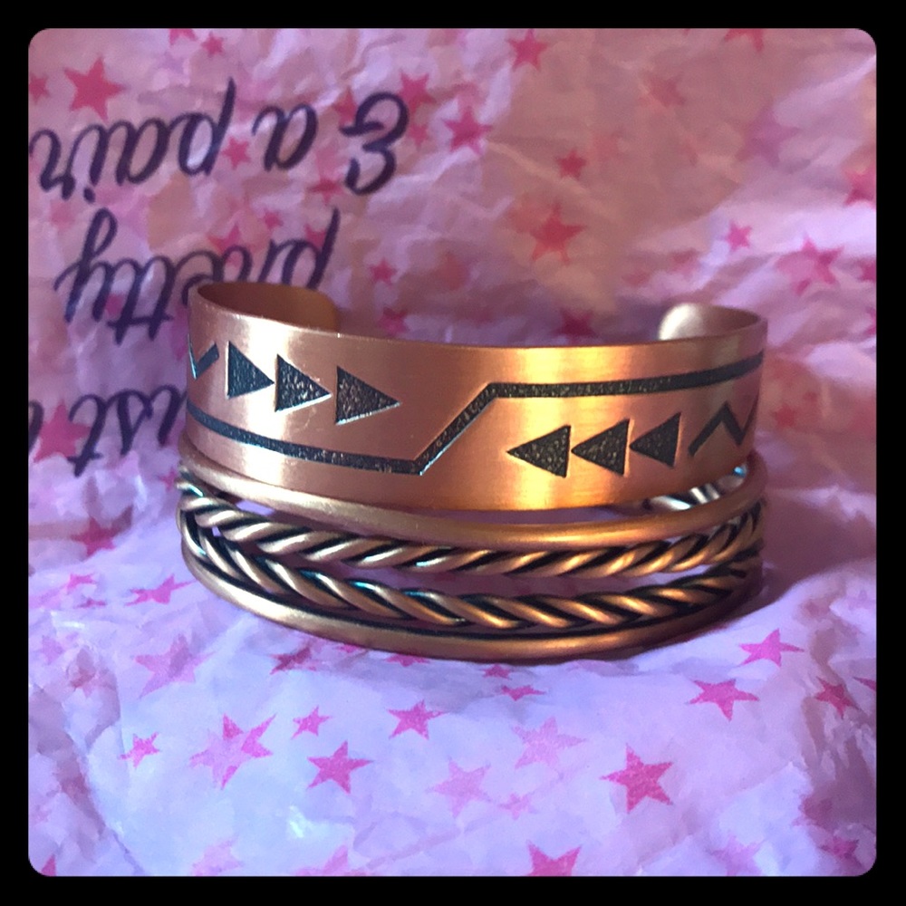 Real Copper Bracelet bundle